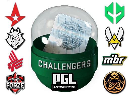 Antwerp 2022 Challengers Sticker Capsule CS2 sticker capsule to open