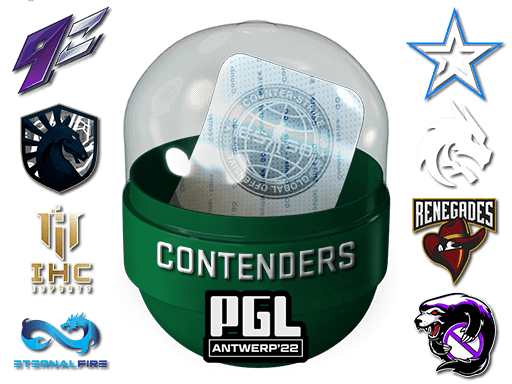 Antwerp 2022 Contenders Sticker Capsule CS2 sticker capsule to open