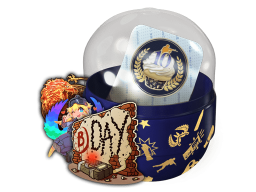 10 Year Birthday Sticker Capsule CS2 sticker capsule to open
