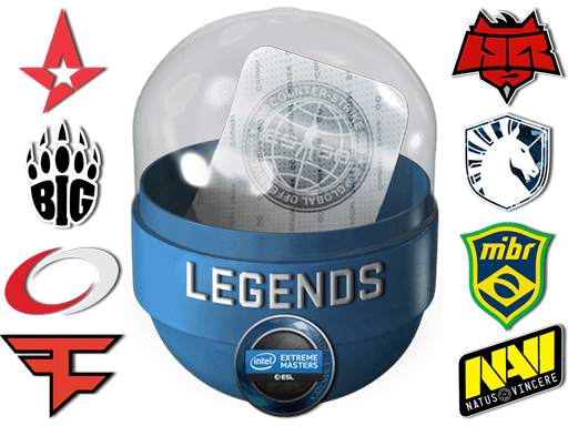 Katowice 2019 Legends (Holo-Foil) CS2 sticker capsule to open