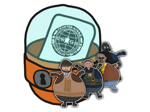 Poorly Drawn Capsule CS2 sticker capsule to open