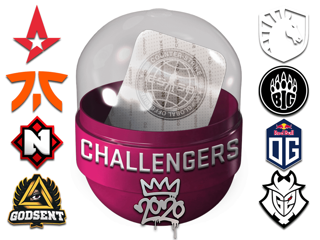2020 RMR Challengers CS2 sticker capsule to open