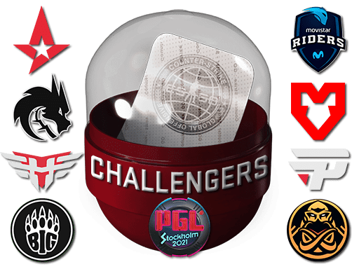 Stockholm 2021 Challengers Sticker Capsule CS2 sticker capsule to open
