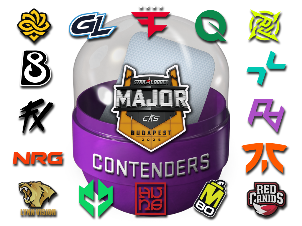Budapest 2025 Contenders Sticker Capsule CS2 sticker capsule to open